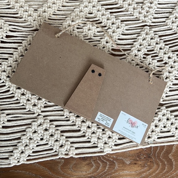 Wooden Reserved Signs - Picture 2 of 2